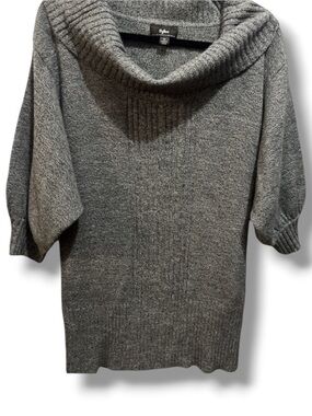 Byline Byer California Women’s Grey Cowl Sweater Dress